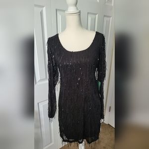 City Triangles, Black sequins dress, 15